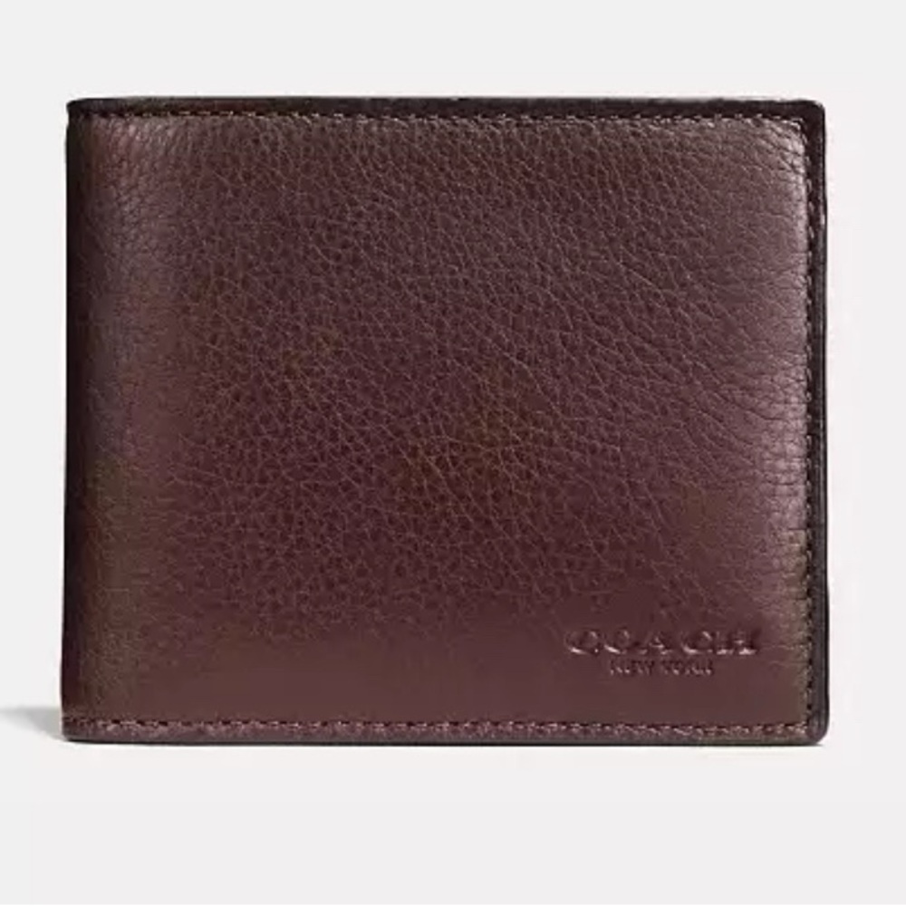 Coach Brown Leather Wallet - NWOT